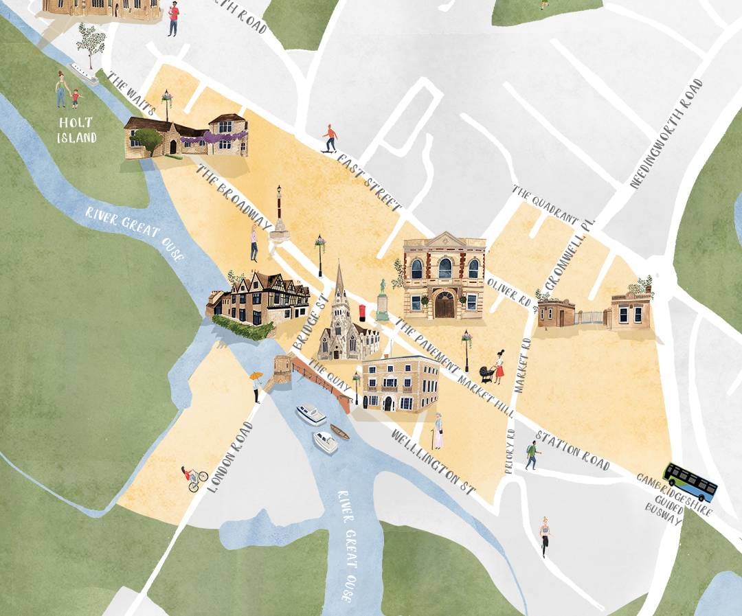 Map of St Ives